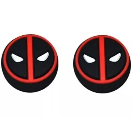 2x Deadpool Thumb Grips  For PS4 PS5 XBOXONE Xbox Series X Toggle Cover Caps